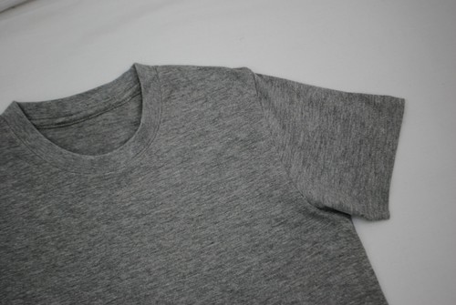 Boys Ex Chainstore T-Shirt Top Soft Cotton Plain Grey Age 5 to 12 Years Kids