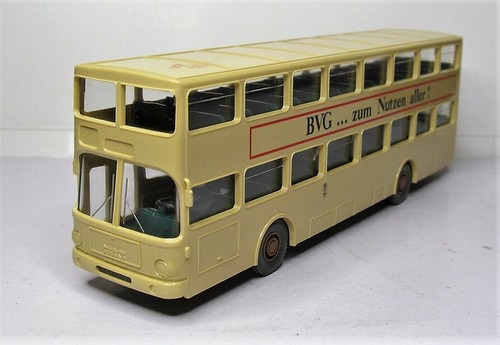 zum Nutzen aller ! Wiking 1:87 MAN SD 200 Berlin Doppeldeckerbus OVP 730 BVG ..