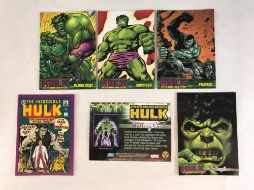 THE ART OF THE INCREDIBLE HULK Complete Card Set MARVEL COMICS Topps/2003 