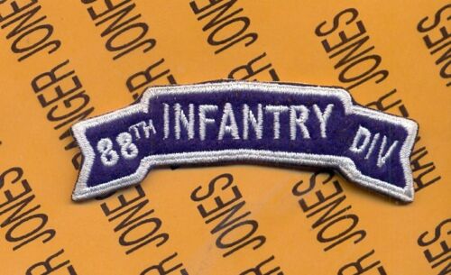 US Army 88th Infantry Division tab arc patch