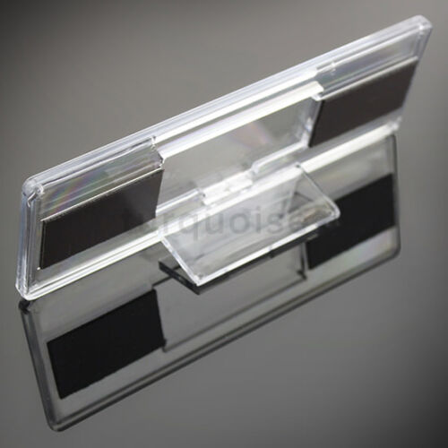 3x Premium Quality Clear Acrylic Blank Fridge Magnets 141 x 45 mm Size Photo