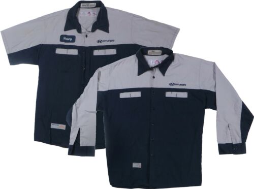 Red Kap Mechanic Technician Uniform Mens Work Shirts Automotive Dealership