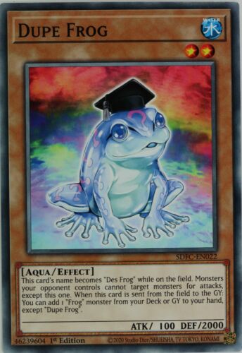 YuGiOh Dupe Frog SDFC-EN022 Common 1st Edition