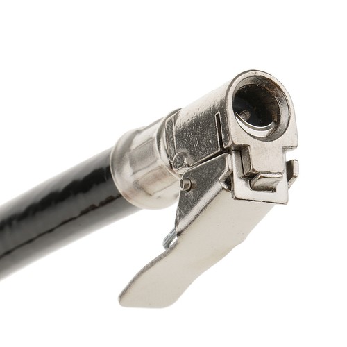 Motorcycle Car Tyre Air Pump Inflator 1//4/" Rubber Air Pipe Hose Zinc Valve