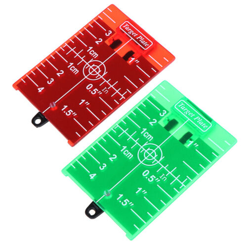 1PCS inch/cm Magnetic Laser Target Card Plate For Green/Red Laser LeBLUS 