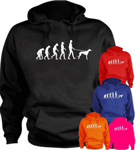 Ape Human GREYHOUND Evolution New Funny Hoodie Birthday Gift Present