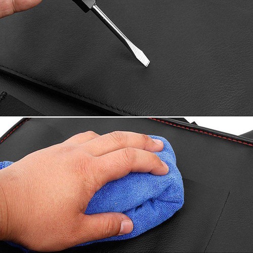 Black Car Seat Back Multi-Pocket Storage Bag Organizer Holder Accessory