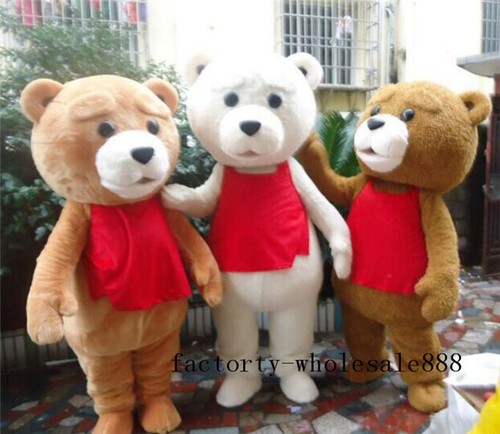 Fancy Dress & Period Costumes Teddy Bear Mascot Costume Suits Halloween