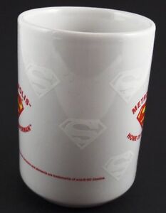 Metropolis Illinois HOME OF SUPERMAN Large Coffee Cup Mug Travel Souvenir