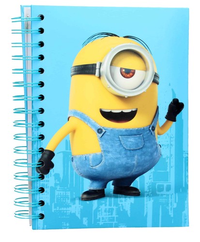 Minions Light Up Notebooks with Character Laughing Sounds