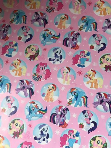 4m 8m 12m 16m MY LITTLE PONY WRAPPING PAPER BIRTHDAY CHRISTMAS PRESENTS KIDS TV