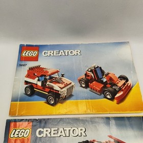 Lego Creator Super Speedster 5867 Building Instructions Booklet Manuals ONLY