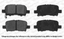 Rotors Ceramic Pads R OE Replacement 2001 2002 2003 2004 2005 Acura MDX