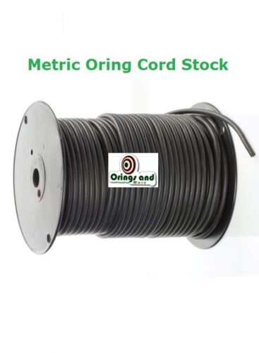 Metric Buna O-ring Cord 2mm 70 Duro Price for 10 ft 