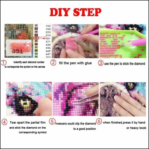 5D Mechanical Fairy Diamond Painting Full Square/round Drill Embroidery Mosaic H 