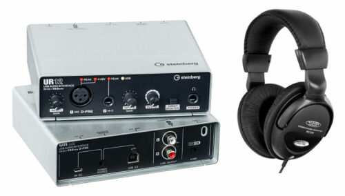Starkes UR12 USB 2.0 Audio-Interface Set mit 1x D-PRE Kopfhörer Cubase AI inkl