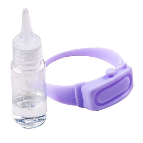 NEW Portable Sillicone Soap Bracelet Wristband Hand Dispenser Squeeze Bottle 