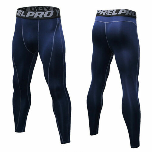 Mens Compression Tights Athletic Base Layers Spandex Sports Long Pants Quick-dry