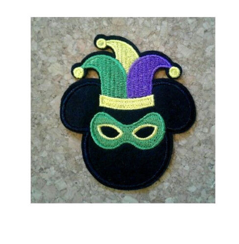 Mickey Mouse-Mardi Gras-La Nouvelle-Orléans-Fat Tuesday-iron on patch
