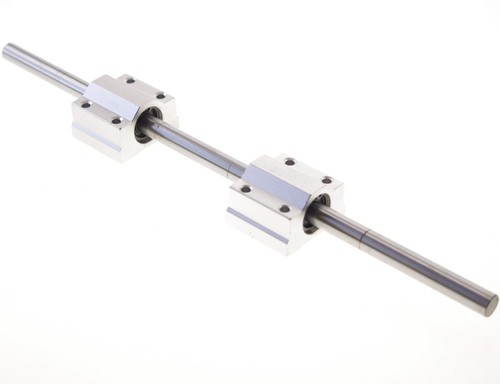 10mm Chrome Linear 15.7/" long with 2pcs SCS10UU Block Slide Units Motion Bearing