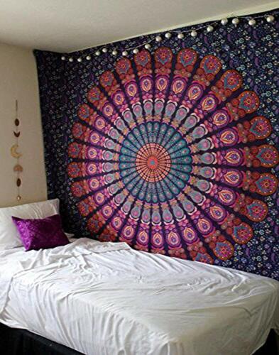 2.1M Hippie Mandala Beach Throw Towel Boho Mat Tapestry Wall Hanging Home Decor 