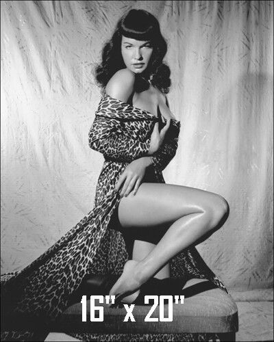 Bettie Page~Pin-Up~Entertainment Room~Photo~Poster~ 16/" x  20/"