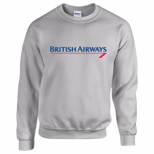 BRITISH AIRWAYS compagnie aérienne Sweat Classique Older logo Air Crew Aéroports de voyage