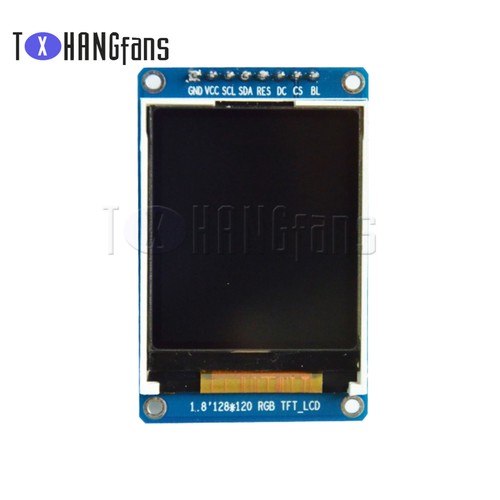 1.8 inch Full Color 128x160 SPI TFT LCD screen instead OLED of Arduino ATF