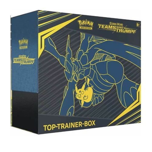 Deutsch OVP NEU Pokemon Karten Top-Trainer-Box Teams sind Trumpf