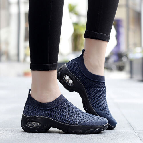 Women Walking Mesh Non-slip Casual Shoes Outdoor Breathable Lightweight Sneakers