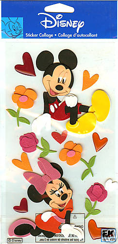 Jolee/'s /"Mickey /& Minnie/" Sticker Collage EK Success