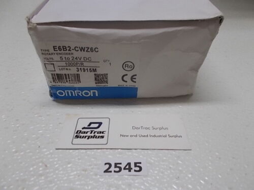 2545 Details about  / Omron E6CP-AG5C 12-24 vdc Encoder 1000 P//R