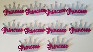 10 Baby Shower Princess Silver Crowns Foam Party Decorations it/'s a Girl Favors