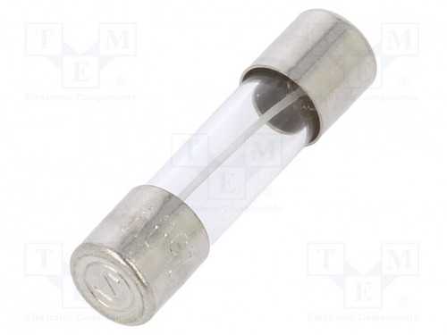 10 st Schmelz träge 63mA 250VAC zylindrisch,aus Glas Sicherung