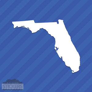 Florida FL State Outline Vinyl Decal Sticker