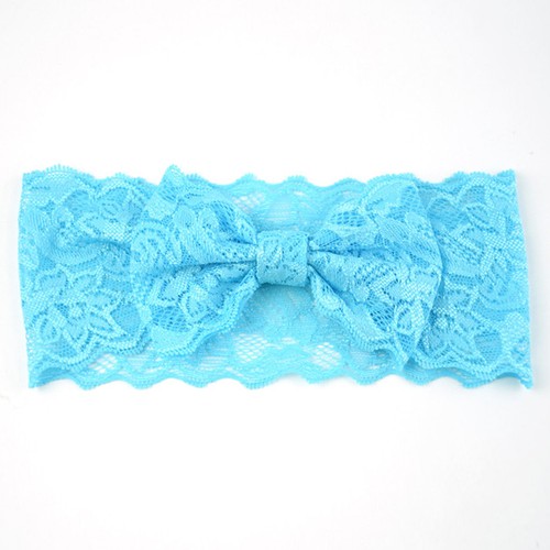Baby Girls Stirnband Lace Bow elastische Haarband Prinzessin Haar-Accessoires