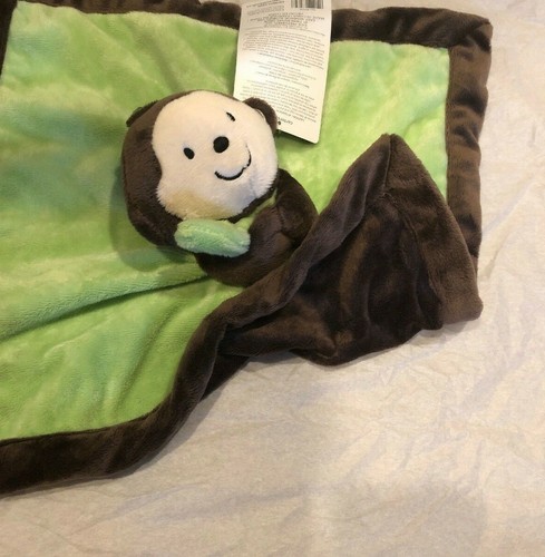 Brand NEW Carter/'s Monkey Lovie Security Blanket Lovey Snuggie!