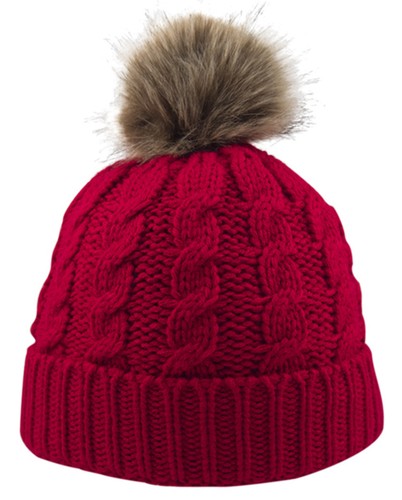 Ladies Women Warm Winter Knitted Pom-Pom Skull Cap Beanie Ski Baggy Crochet Hat