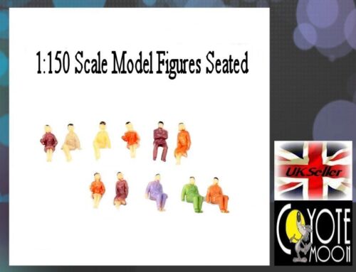 Échelle 1:150 Modèle d/'architecture Peinte Figurines personnes N GAUGE-Painted Pack 20