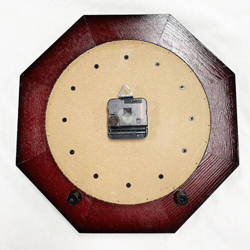 30cm Diamension Octagonal Wooden Billiard Pool Table Clock US
