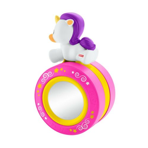 Details about   NEW Fisher Price Crawl Along Musical Unicorn Pink & Purple with Mirror Musical 