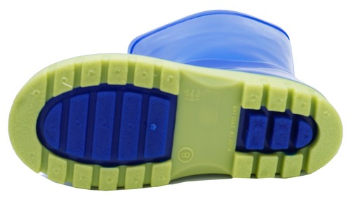 BOYS CHILDRENS BLUE RAIN BOOTS WELLIES WATERPROOF KIDS WELLINGTONS SIZES 4-12
