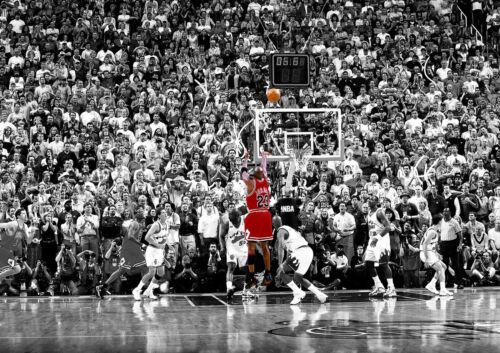 Basketball Michael Jordan The Last Shot Nba Poster Druck Kunst Grosse A1 A0 Vintage Nautical Home Decor Posters Prints Home Garden