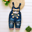26 style Kids Baby Boys Girls Overalls Denim Pants Cartoon Jeans Casual Jumpers