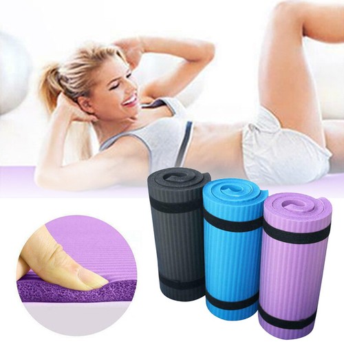 15MM Yoga Mat Thick Non-slip Durable Exercise Fitness Gym Extra Mats Pilates Pad