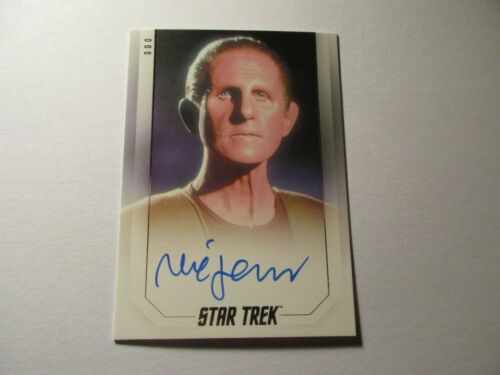 Star Trek Inflexions Starfleet's Finest  Rene Auberjonois Odo Premium Autograph