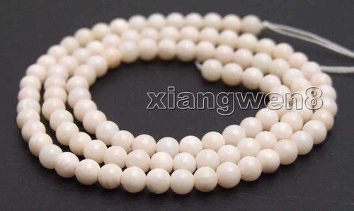 4*8mmm White Rice Shape High Quality Natural Coral Beads for Beadwork DIY 15/"