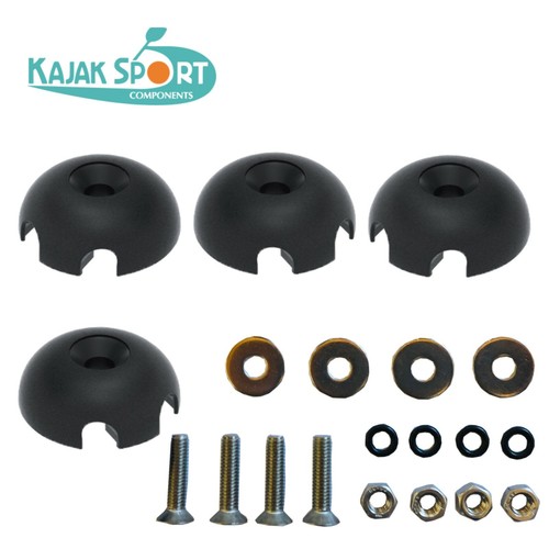 Deckfitting Set Kajaksport Klemmböcke Seilführung Fitting Kajak Kanu SUP Paddel