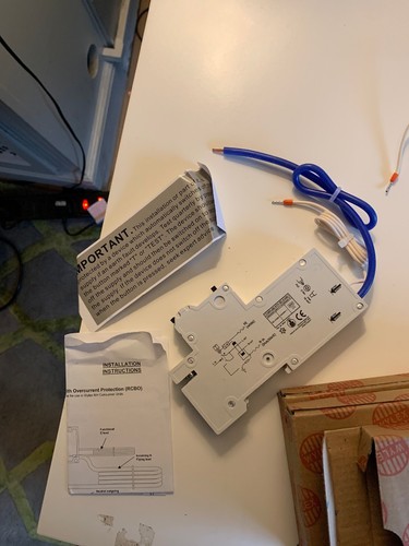 Wylex RCBO 6 Amp 30mA TIPO C 6A nhxsbs Range C6 NHXSBS1C06