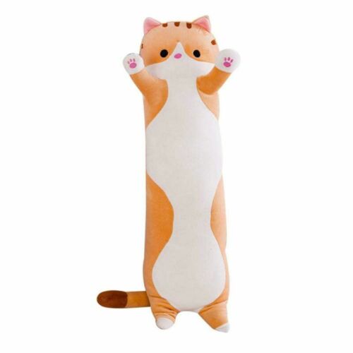 Large Sleeping Pillow Comfort Kitten Stuffed Long Cute Cat Doll Plush Toy Soft 